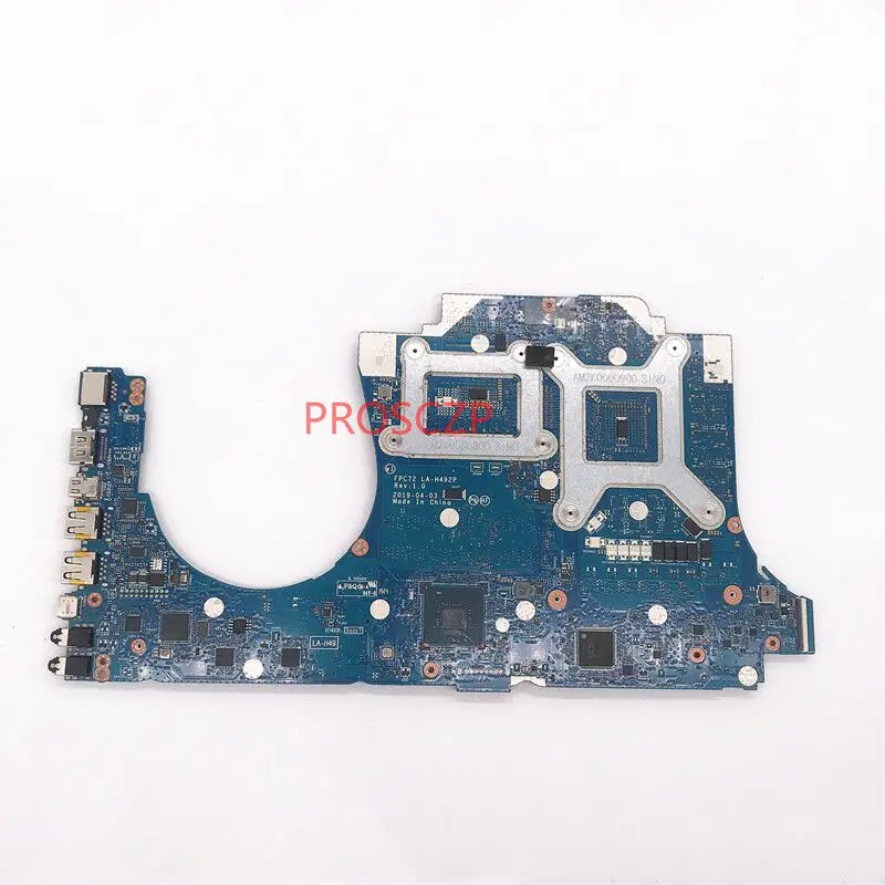 Mainboard For HP 17-CB LA-H492P Laptop Motherboard With SRF6U I7-9750H CPU N18E-G0-A1 GTX1660TI 100% Full Tested Working Well