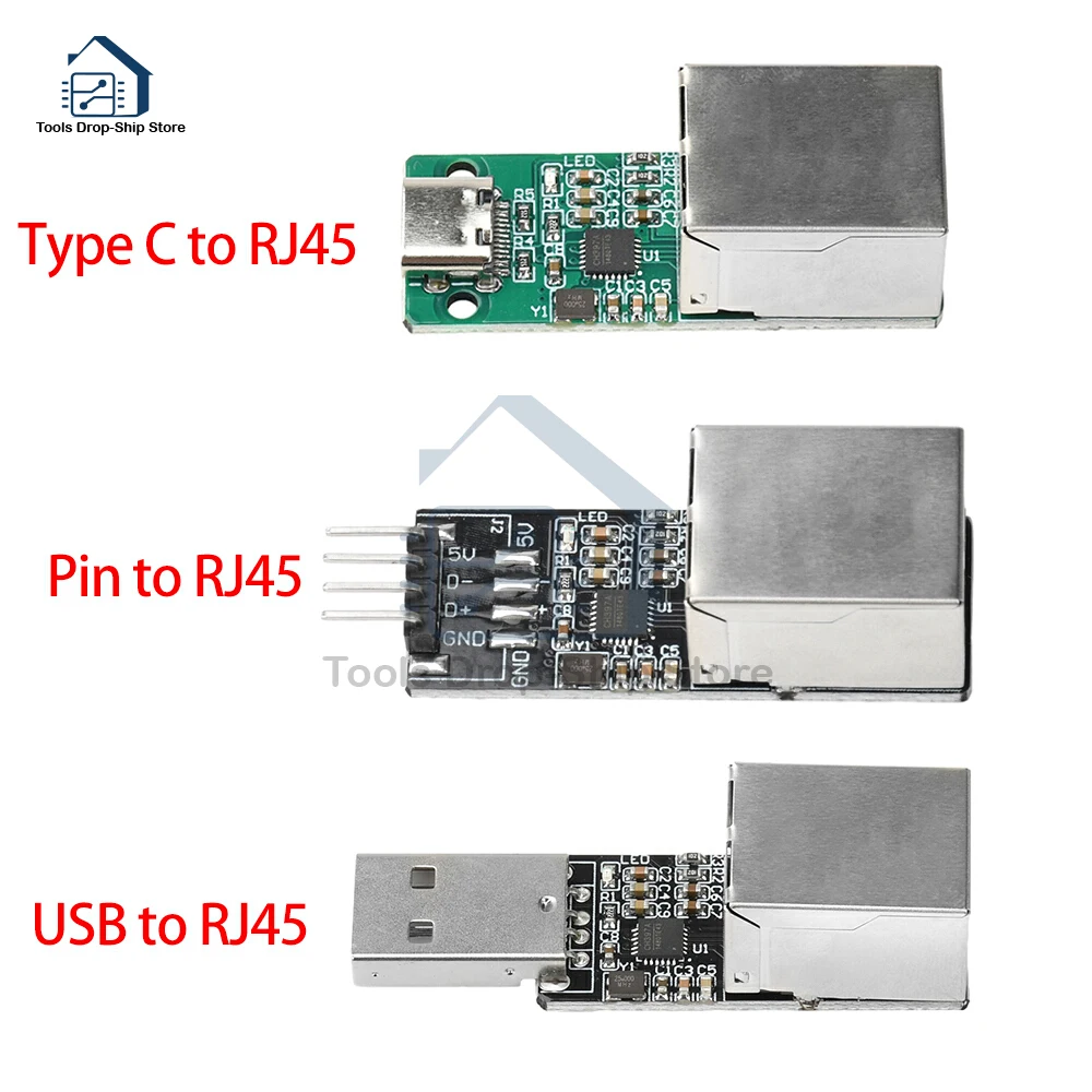 

USB to RJ45 Ethernet Interface Module CH397A Module USB to Ethernet Interface Module USB to RJ45 computer Type-C to RJ45