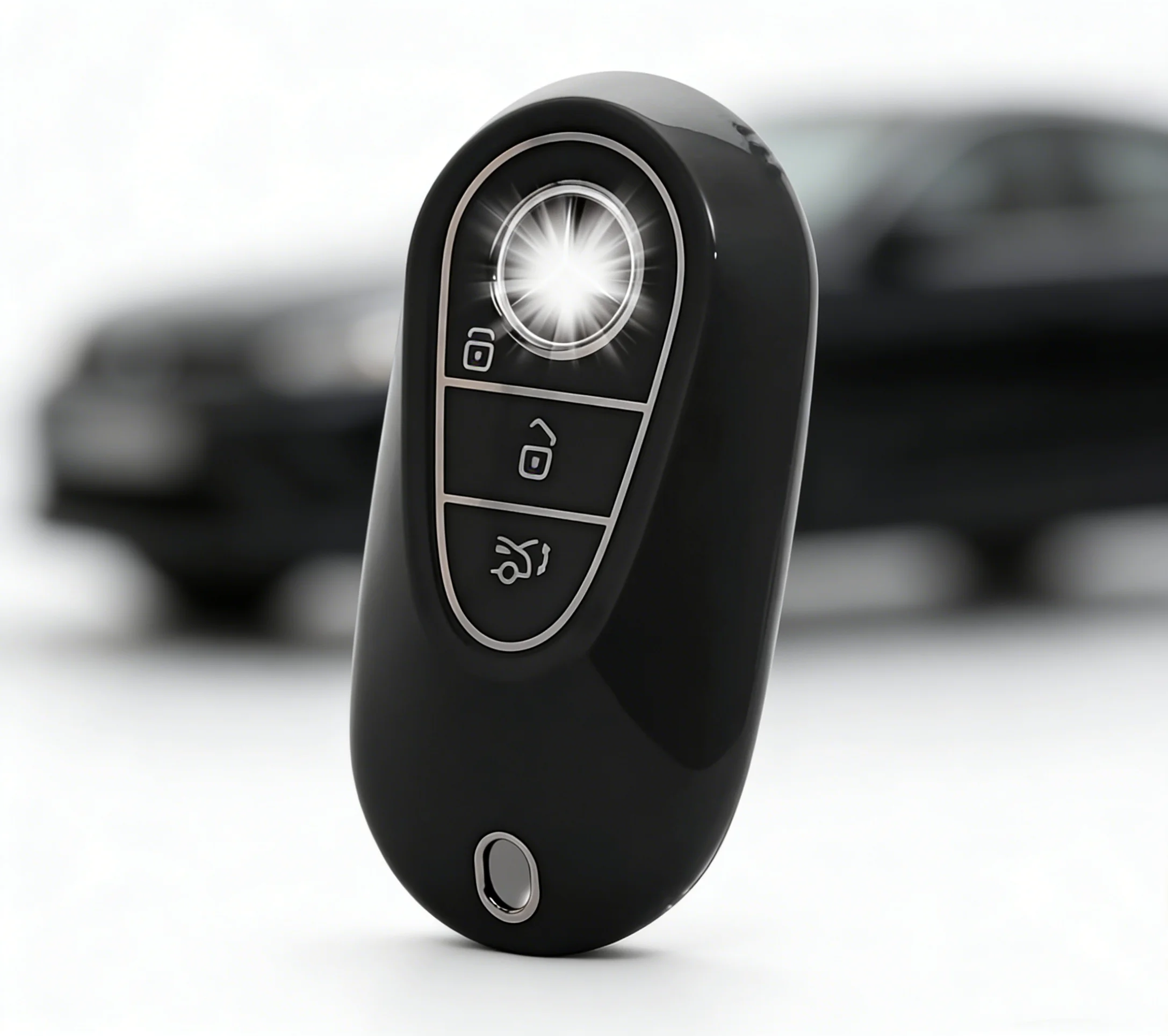 For Mercedes Benz C /S Class W223 W206 S350L S400L S450L S500L 2022 2023 Eqe Suv TPU Car Key Case Protector Accessories