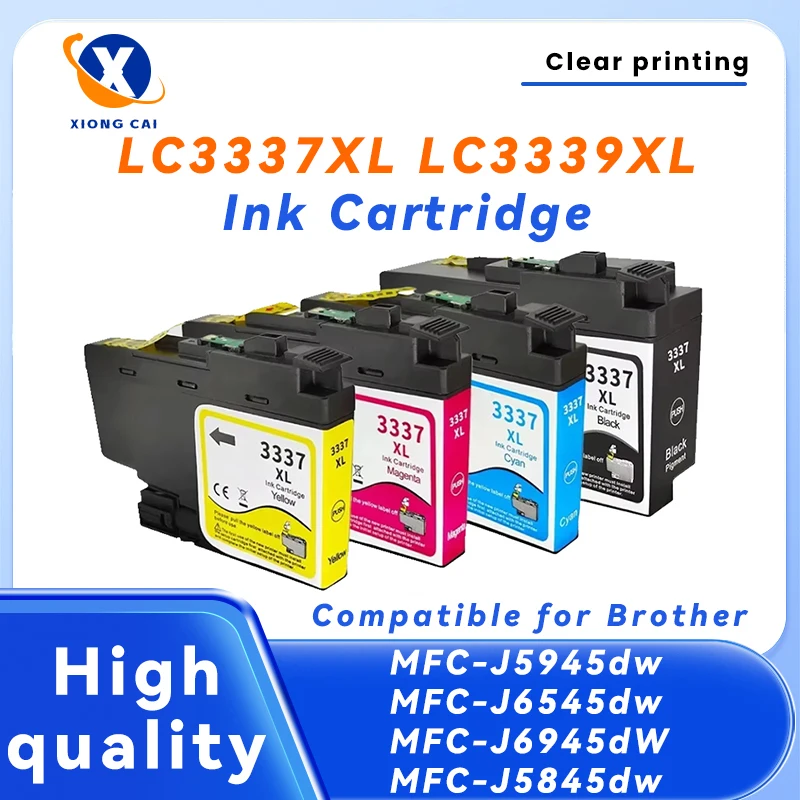 

Ink Cartridge LC3337 LC3339XL LC3337XL 3337 3339 Compatible for Brother MFC-J5945dw MFC-J6545dw MFC-J6945dw MFC-J5845dw Printer