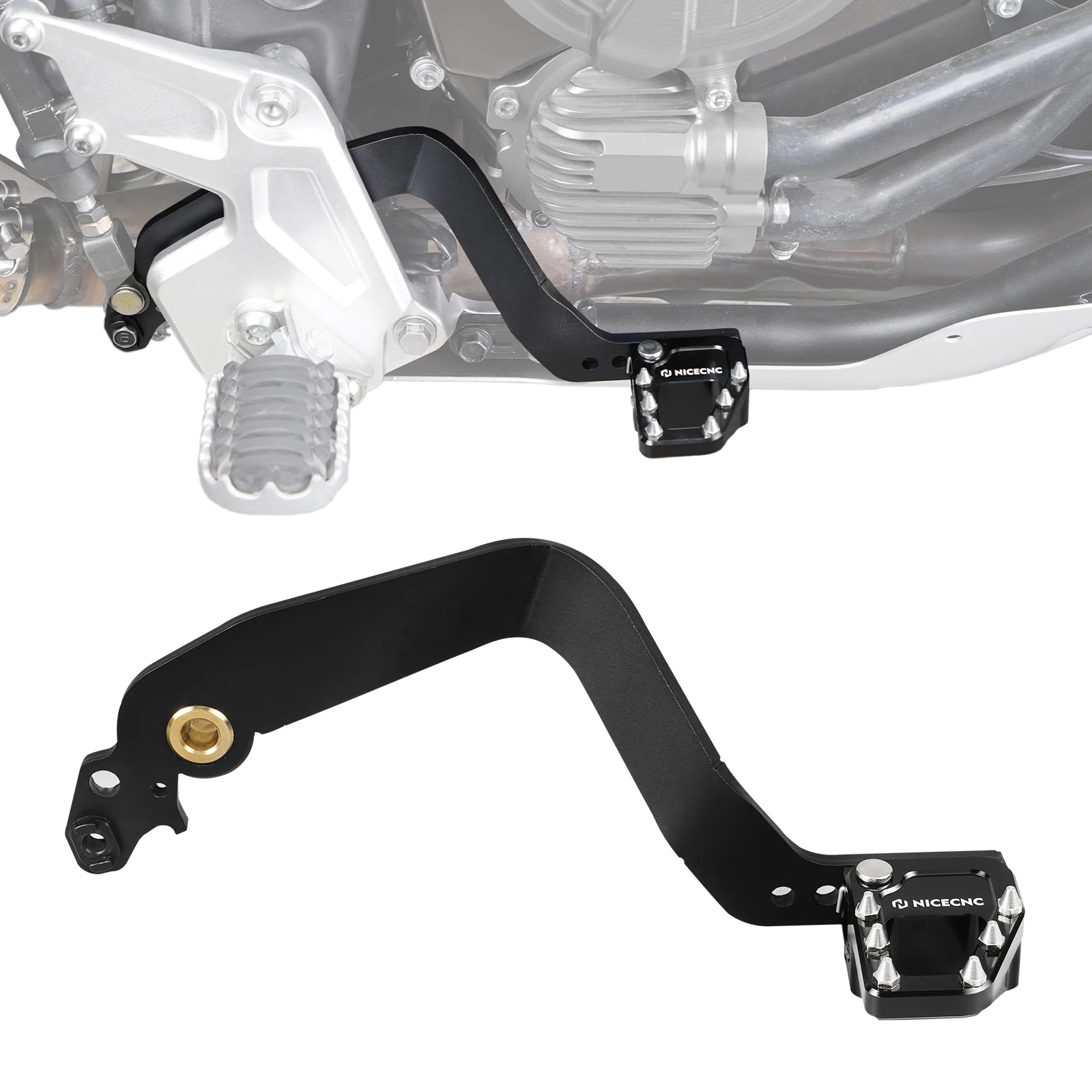 

Педаль ножного тормоза мотоцикла, тормозной рычаг для Yamaha Tenere 700/Rally Edition Tenere 700 World Raid World Rally Extreme 2019-2024