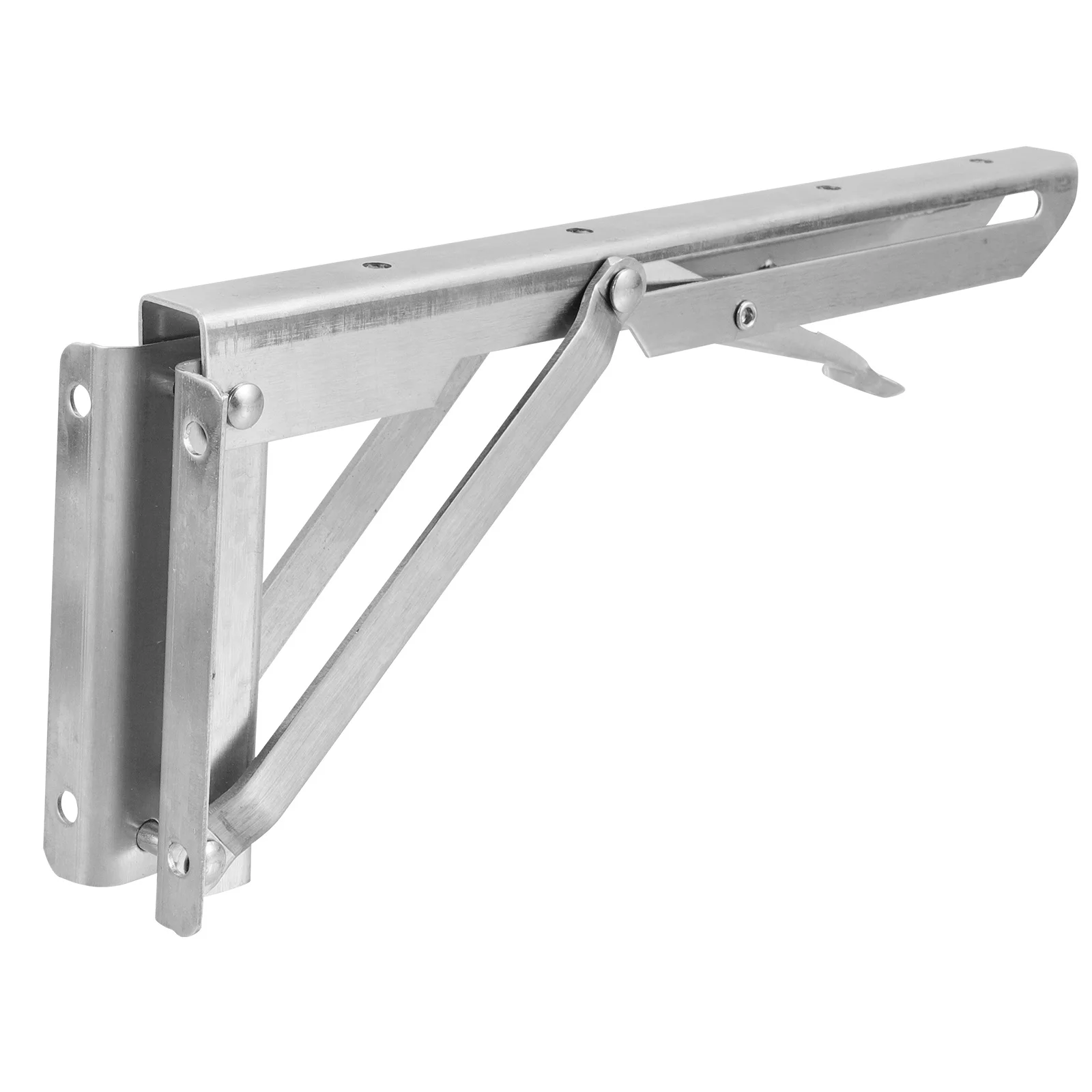 

Stainless Shelf Brackets Heavy Duty Wall Mounted for Space Saving Modern Home Organization Decorative Metal Support