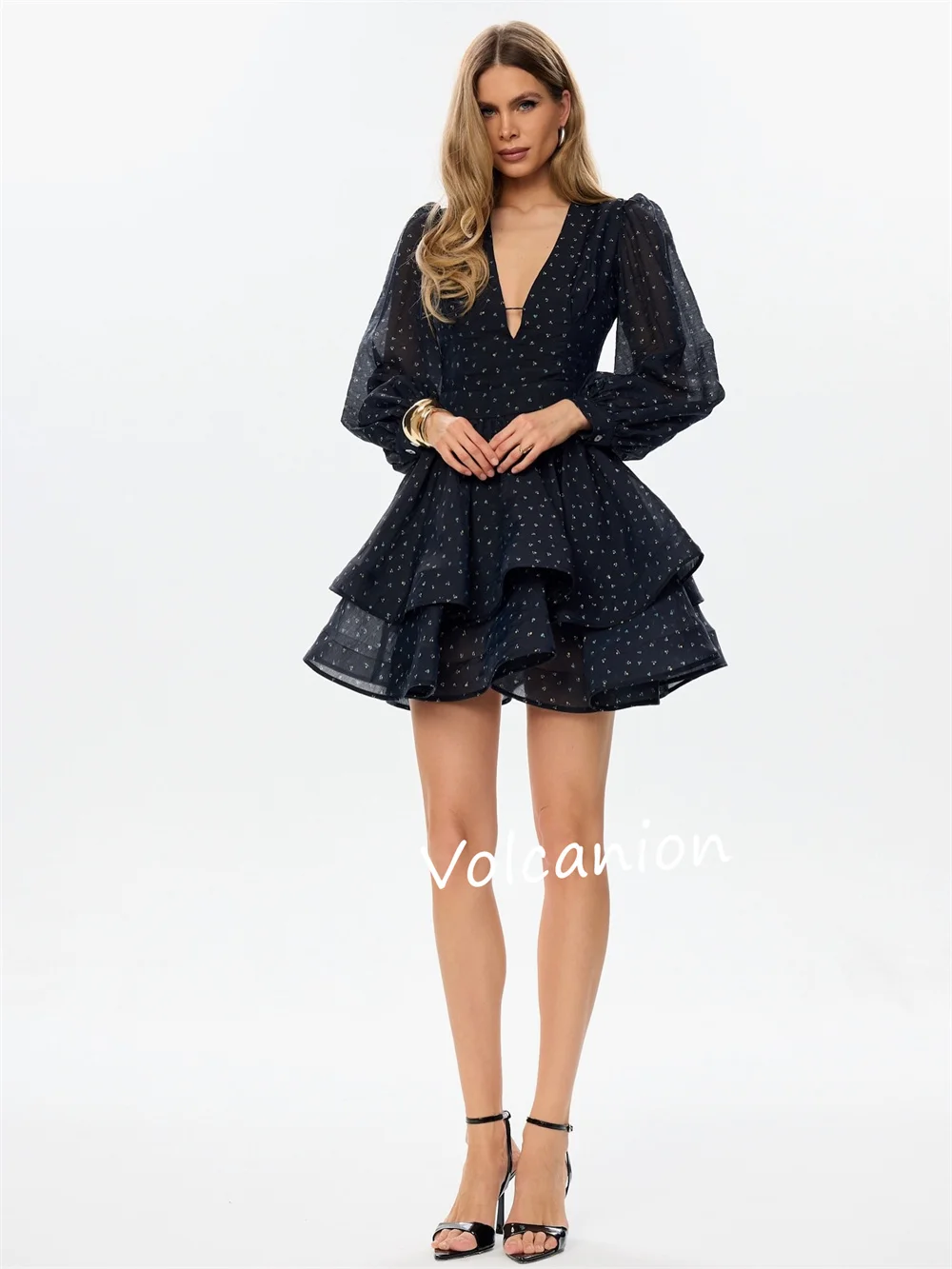 Короткие платья трапециевидной формы с v-образным вырезом по индивидуальному заказу, вечерняя вечеринка на заказ, классические простые размеры в наличии