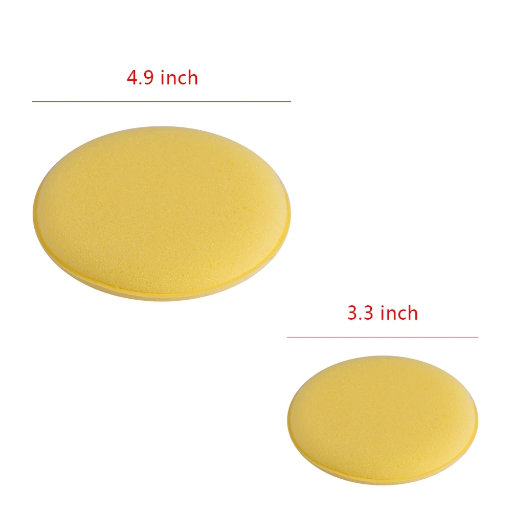 10pcs/Pack Waxing Sponge for Car Paint Care Buffing Sponge Pads Wax Buffer Polishing Sponges Cleaning Tools