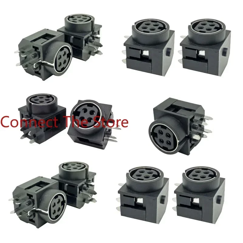 7PCS Supply Of DIN 4P Female 90-degree Full-plastic MDC S Terminal Board  Base In POWER