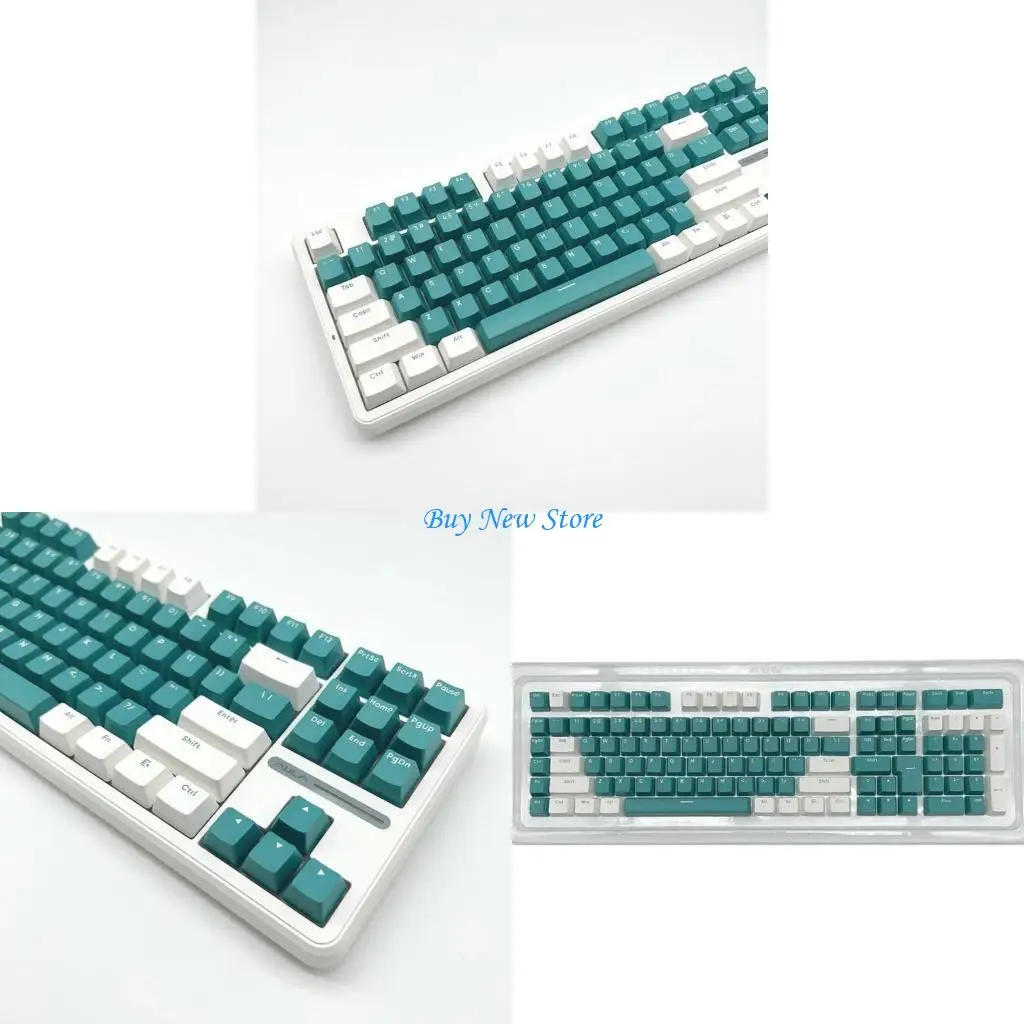 20CE أبيض أخضر اللقطات الرئيسية كبس كبس كامنات keycap اثنين من الألوان ل 61 68 96 980