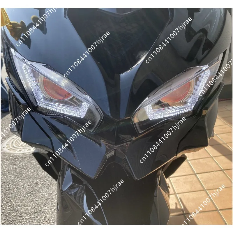 Motorcycle LED Projector Headlight Assembly Replacement Front Lamp Lighting Parts Fit ZX25R ZX6R ZX4RR 250FI 2021-2024 Mod