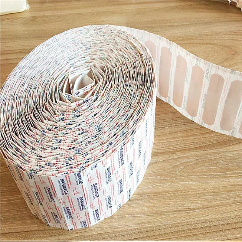 50/100/200 قطعة تنفس الفرقة المعونة ضمادة مضادة للماء الإسعافات الأولية الجرح خلع الملابس الشريط الطبي الجرح الجص مجموعات الطوارئ الضمادات