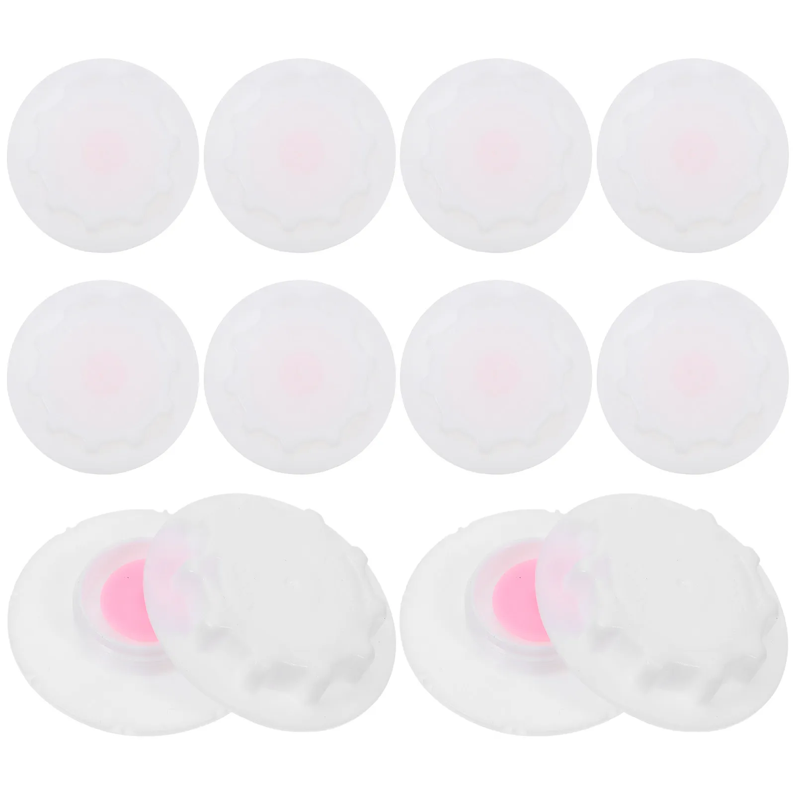 10Pcs Pe Vacuum Air Valve Leakproof Seal for Compression Storage Bags Home Use Vacuum Bag Replacement Valve 26Mm Diameter