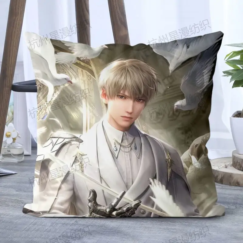 Chinees Spel Liefde En Deepspace Li Shen Shen Xing Hui Qi Yu Rafayel Zayne Xavier 45X45Cm Decoratieve Kussens Cover Cusion Covers