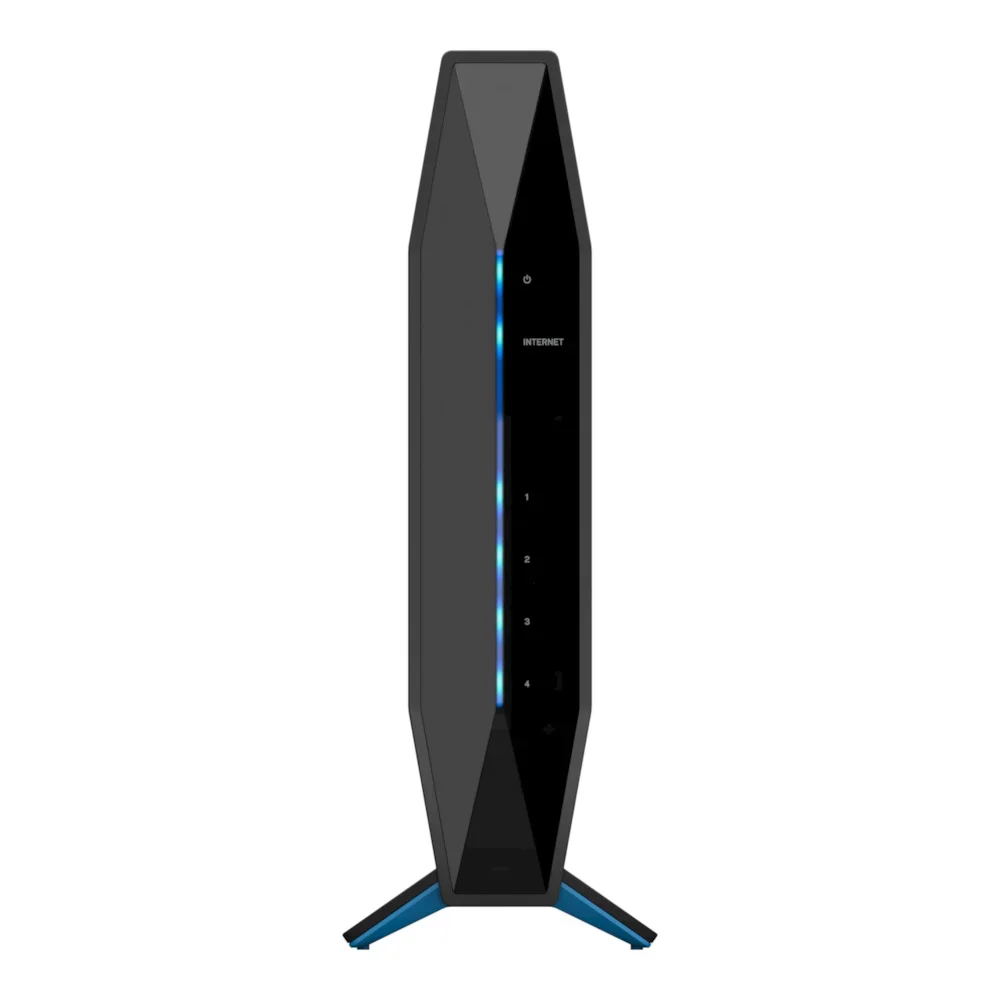 Linksys 듀얼 밴드 와이파이 6 라우터, 3.2Gbps, 802.11AX, 최대 2500 sq. ft 커버, 25 개 이상의 장치 핸들, 이중 대역폭, E8450 AX3200