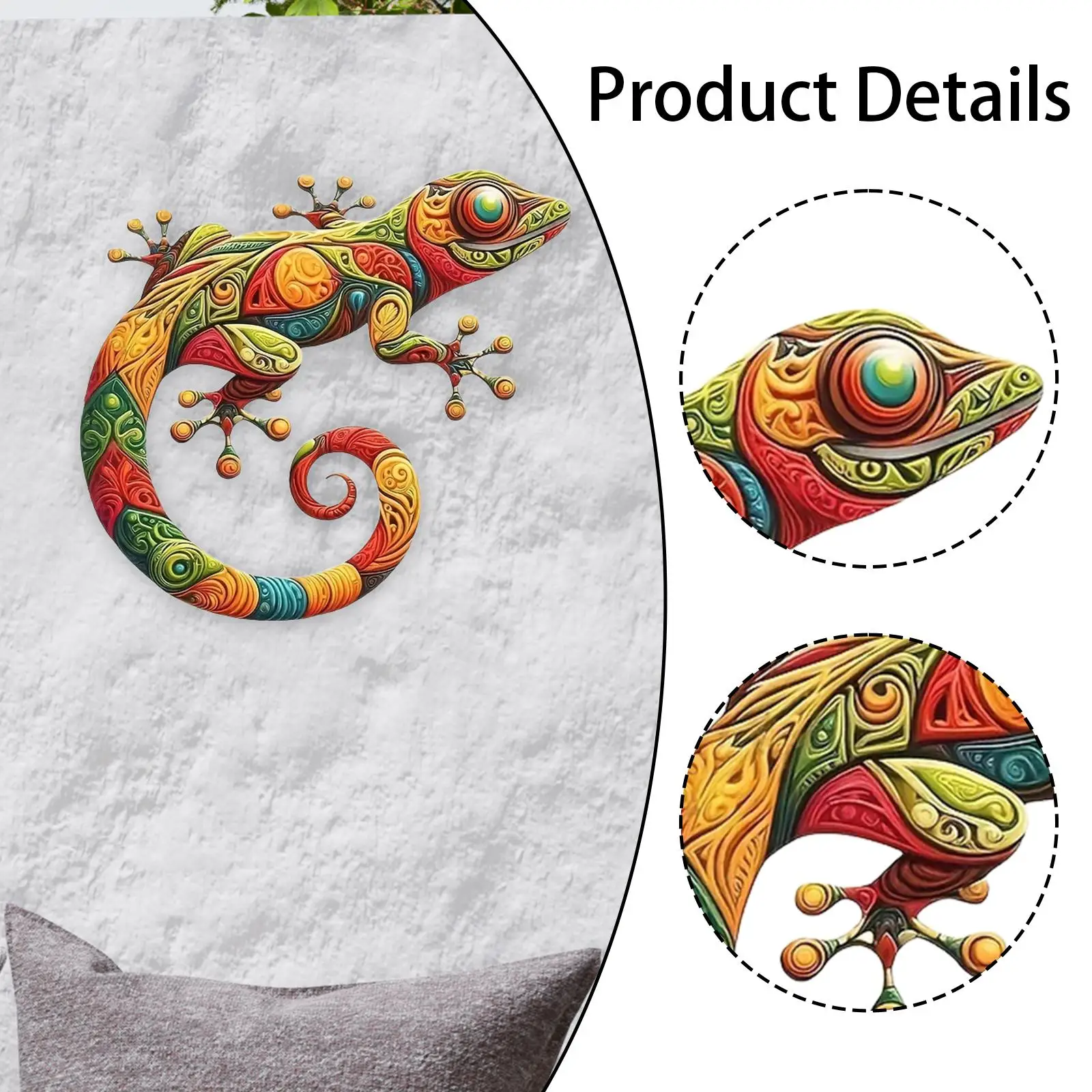 ديكور فني جداري معدني من أبو بريص لمكتب غرفة المعيشة في الأماكن المغلقة والخارجية