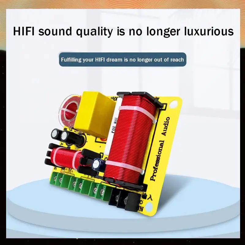 

2X 3 Way Frequency Divider Treble+Midrange+Bass Hifi Crossov Audio Frequency Divider Home-Y05A
