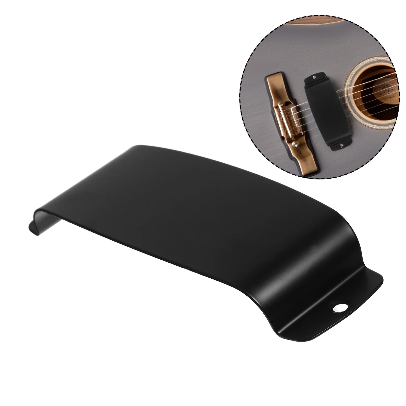 

1Set Bass Bridge Protective Cover Metal Durable Bass Guitar Bridge Protector Pickup Mounting Plate Easy Installation