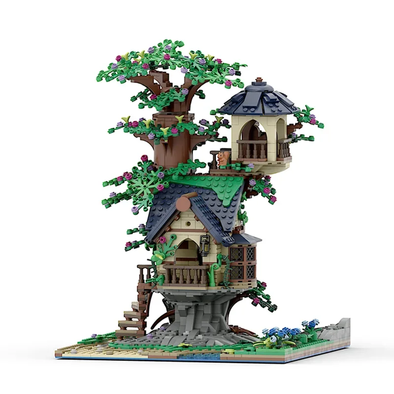 1507 pz MOC Piccola Casa sull'albero Modello modulare Blocchi di costruzione Regali di Natale Giocattoli da costruzione Idea creativa fai da te Compleanno per bambini