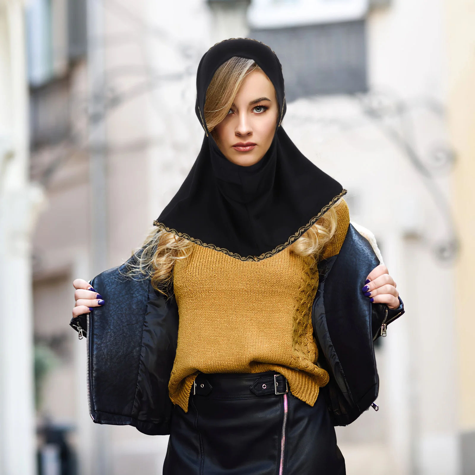 

Hijab Cap for Women Full Neck Coverage Elegant Design Comfortable Sport Headscarf Ideal for Special Occasions and