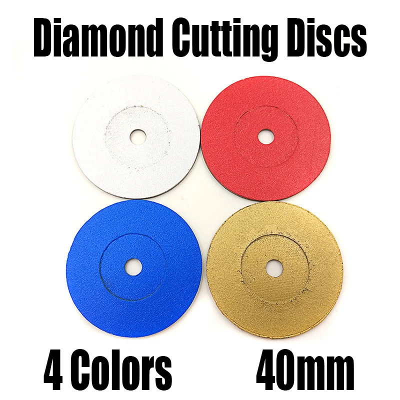 

1PCS 40mm Diamond Cutting Discs Sintered Saw Blade Grinding Wheel For Cutting Marble/Jade/Glass/Ceramic/Stone/Carving Etc