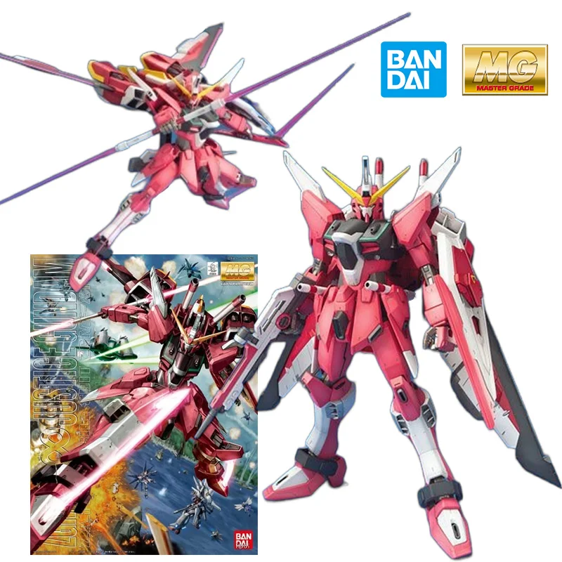 

Bandai MG Infinite Justice Gundam 1/100 20Cm Gundam Seed Anime Original Action Figure Model Kti Assemble Toy Gift Collection