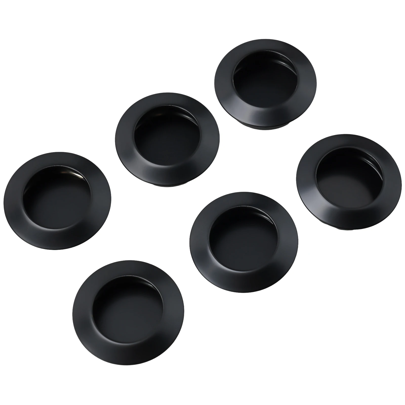 مقابض أبواب منزلقة من الفولاذ المقاوم للصدأ ، تدفق مخفي ، إدخال إصبع ، سحب الخزانة ، الدرج ، أجهزة الأثاث ، 6 *