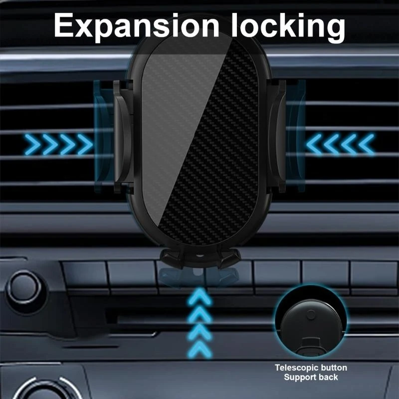 Uchwyt telefonu samochodowego Auto Air Vent Mount Clip Stojak na telefon komórkowy 360Rotation Cradle Najlepsza sprzedaż