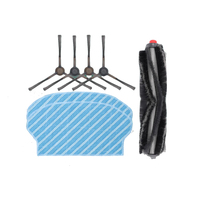 Vacuum Cleaner Roller Main Side Brush Mop Cloth Hepa Filter Replacement for Eureka NER600 Robotic Vacuum Cleaner Parts