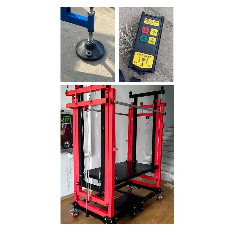 Несущая способность 400-1000 кг, электрические леса, мобильная автоматическая платформа, подъемник с дистанционным управлением, украшение для использования в помещении и на открытом воздухе