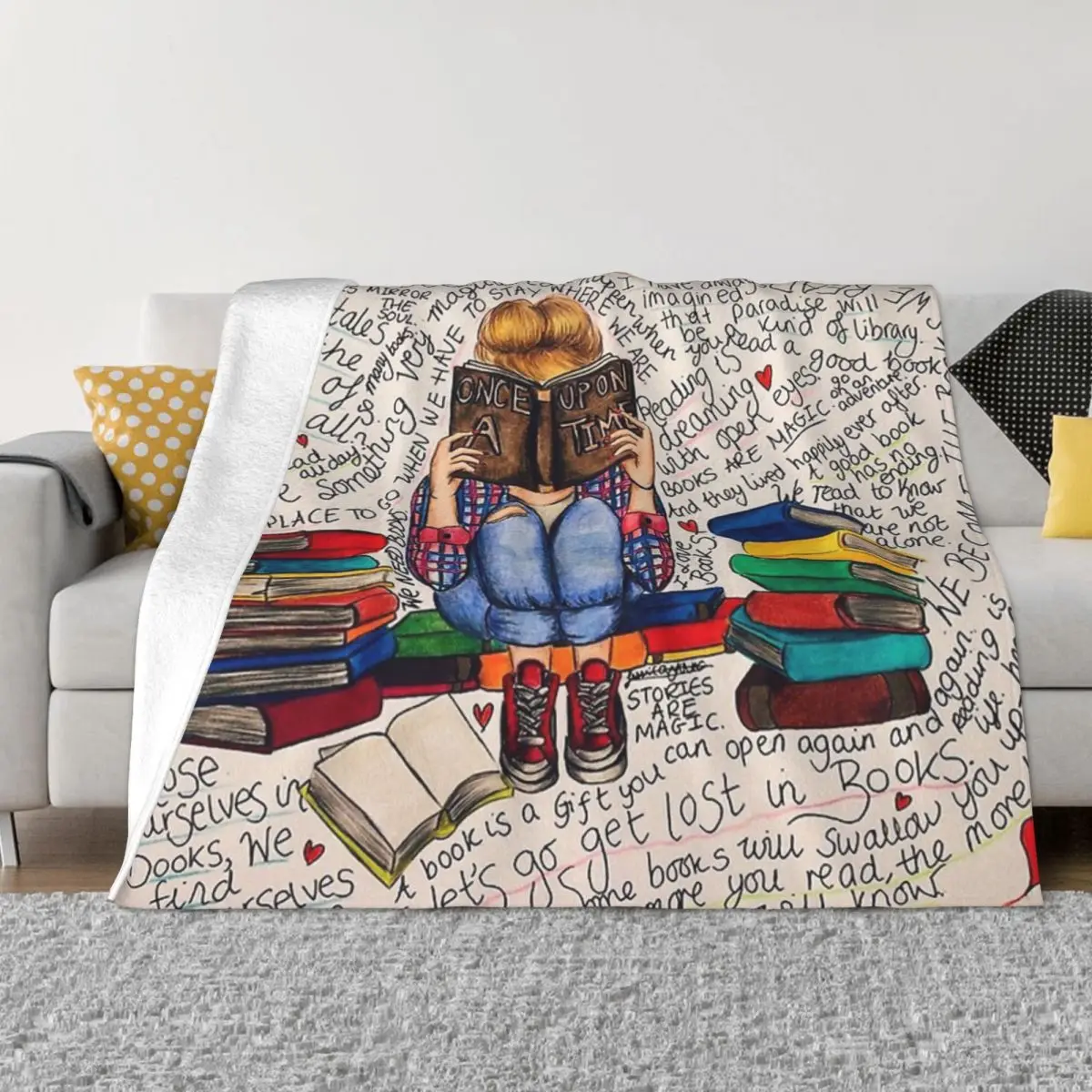 

Reading Is Dreaming With Open Eyes Plush Blankets Quilt For Bed Blankets And Blankets Throw Blanket