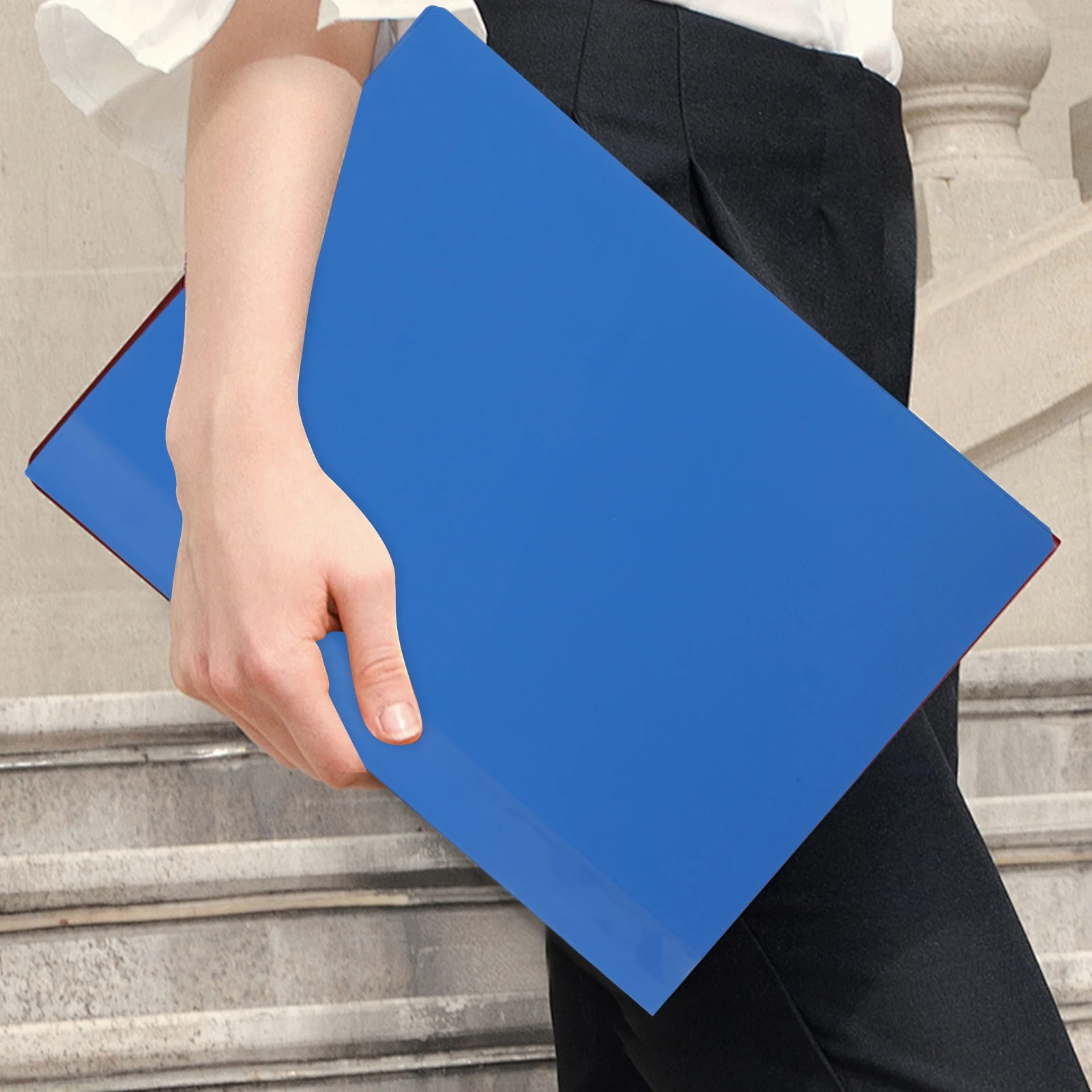 

A3 Large Capacity Transparent Document Folder 20 Pockets Sturdy Pp Material Clear Pocket File Storage Organizer For Artwork