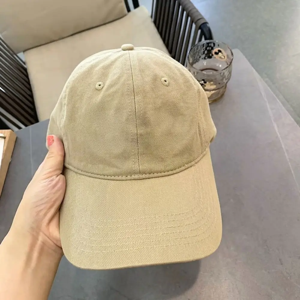 Fashion Cotton Baseball Cap Men Women Letter Embroidery Hat Adjustable Sunshade Casual Breathable Wide Brim Streetwear Cap view 6