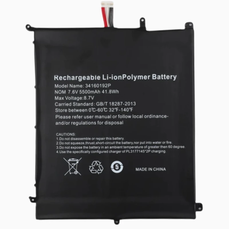 New 34160192P 34154184P PT2877164-2S Battery For Chuwi Aerobook CWI510 Nexdock 2 Nimnica 130 LapBook SE CWI547 LarkBook X CWI528