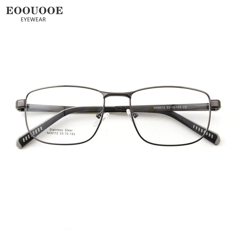 

Men Metal Glasses Frame Spring Eyewear Myopia Hyperopia Reading Optical Prescription Recipe Lenses Oculos Eye Glasses