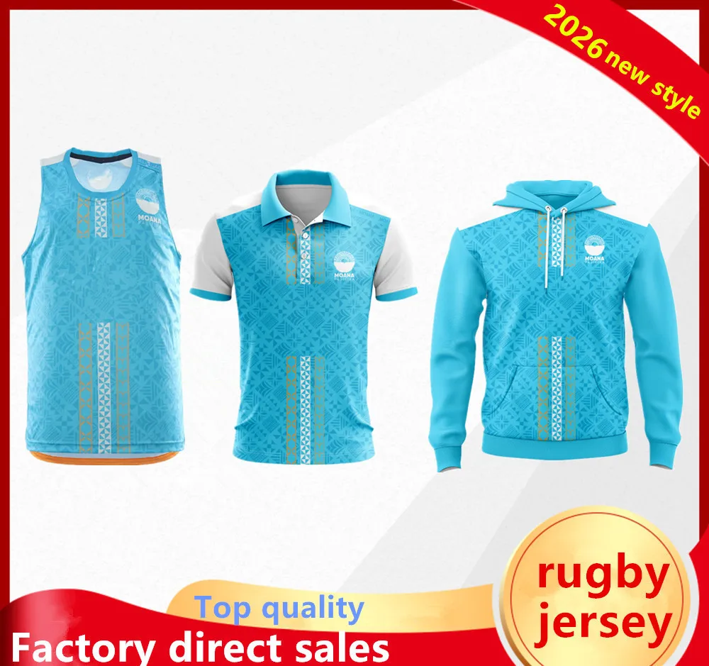 2026 MOANA rugby jersey Shorts Woman man children vest jacket Hoodie Leisure t-shirt MOANA rugby shirt kids Age 3~13
