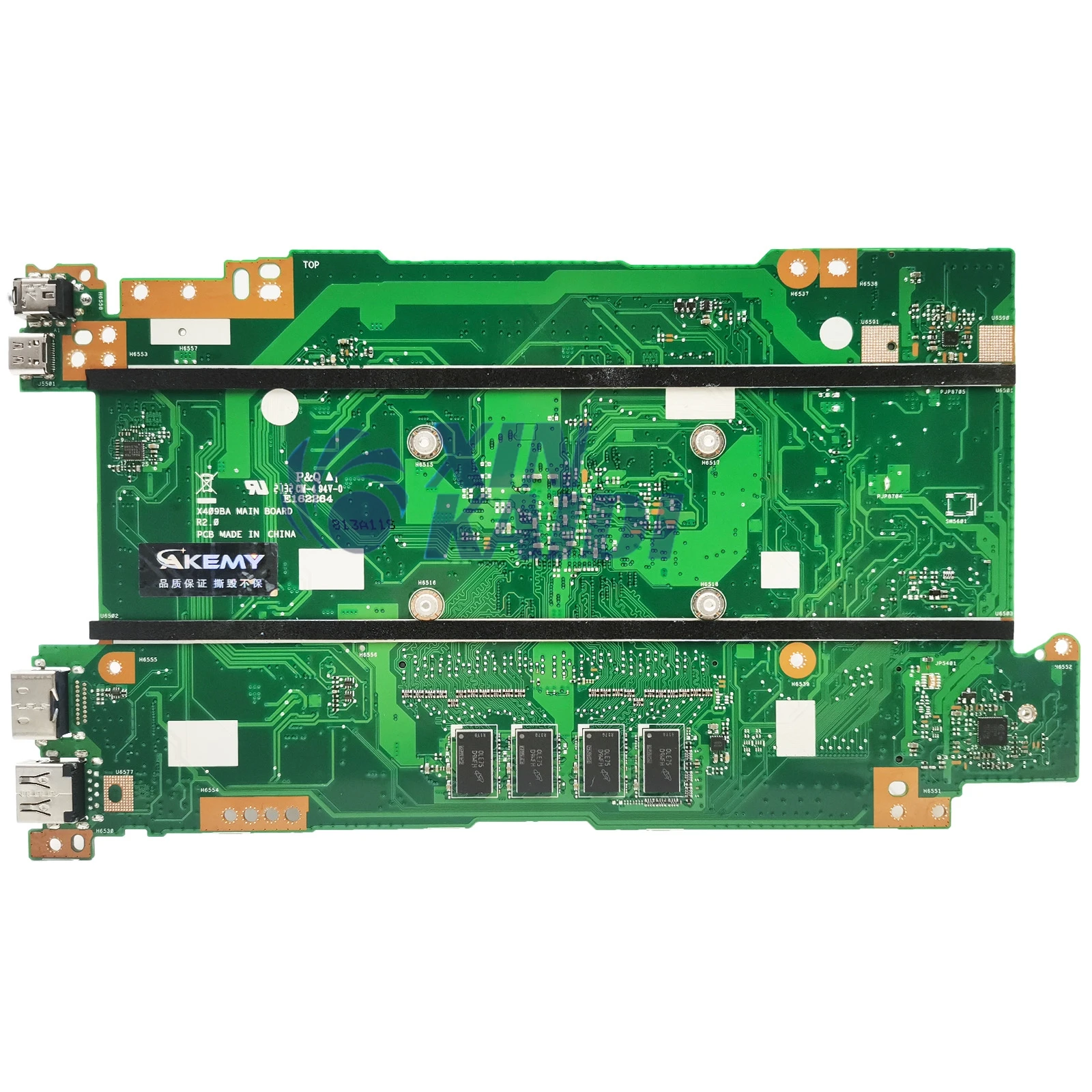 اللوحة الأم للكمبيوتر المحمول ASUS X409BA M509B X409B X509BA اللوحة الرئيسية D509BA M509BA CPU A4 A6 A9 4GB 8GB RAM 100% تم اختبارها
