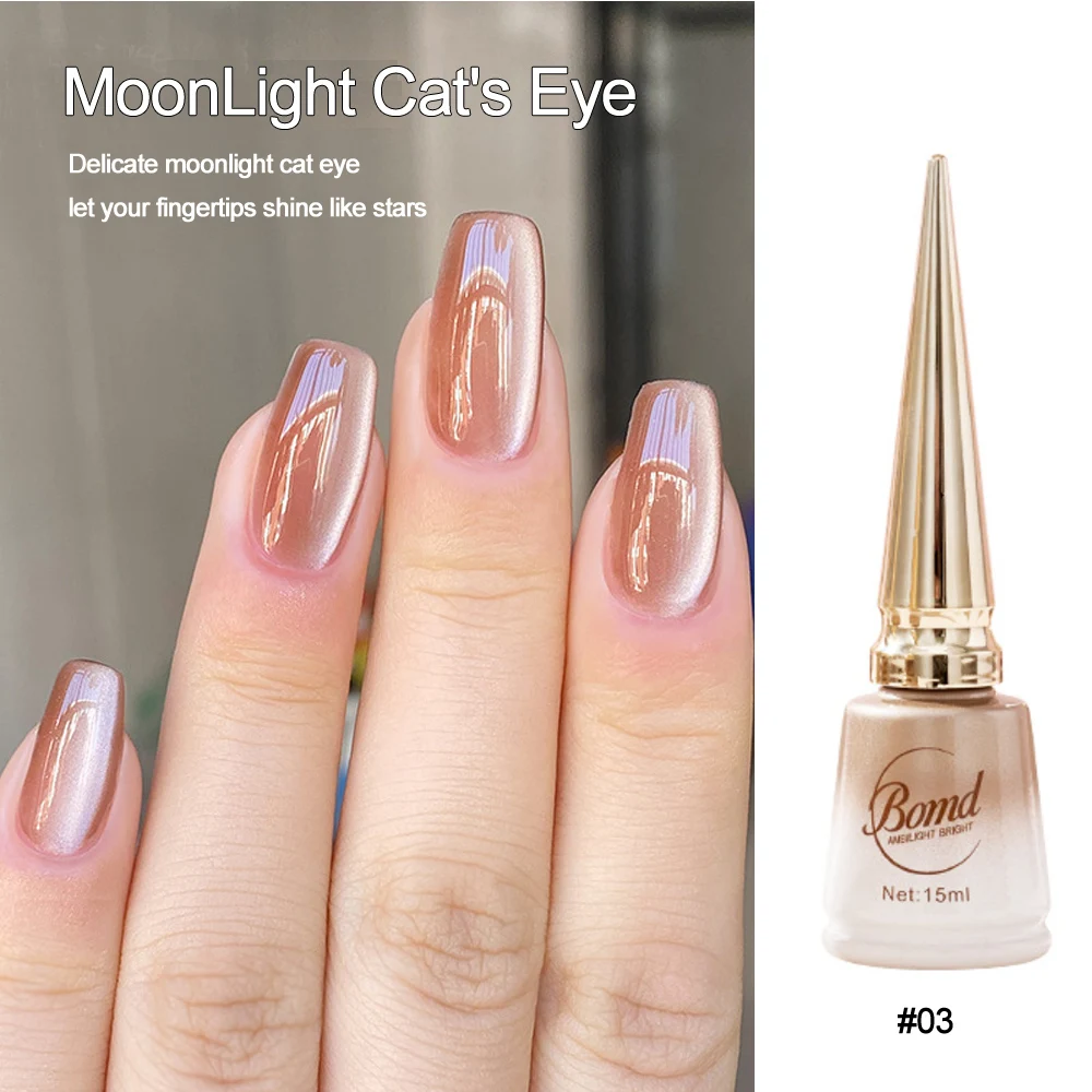 15ml White Moonlight Cat Eye Nail Gel Rose Red UV Semi-permanent Magnet Nails Gel Autumn Winter Ceramics DIY Nails Art Products