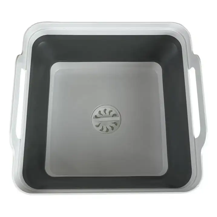 

Ozark Trail 10-Quart Collapsible Sink 12.1 in L x 12.1 in W x 2.75 in H (7.87 in Expanded)