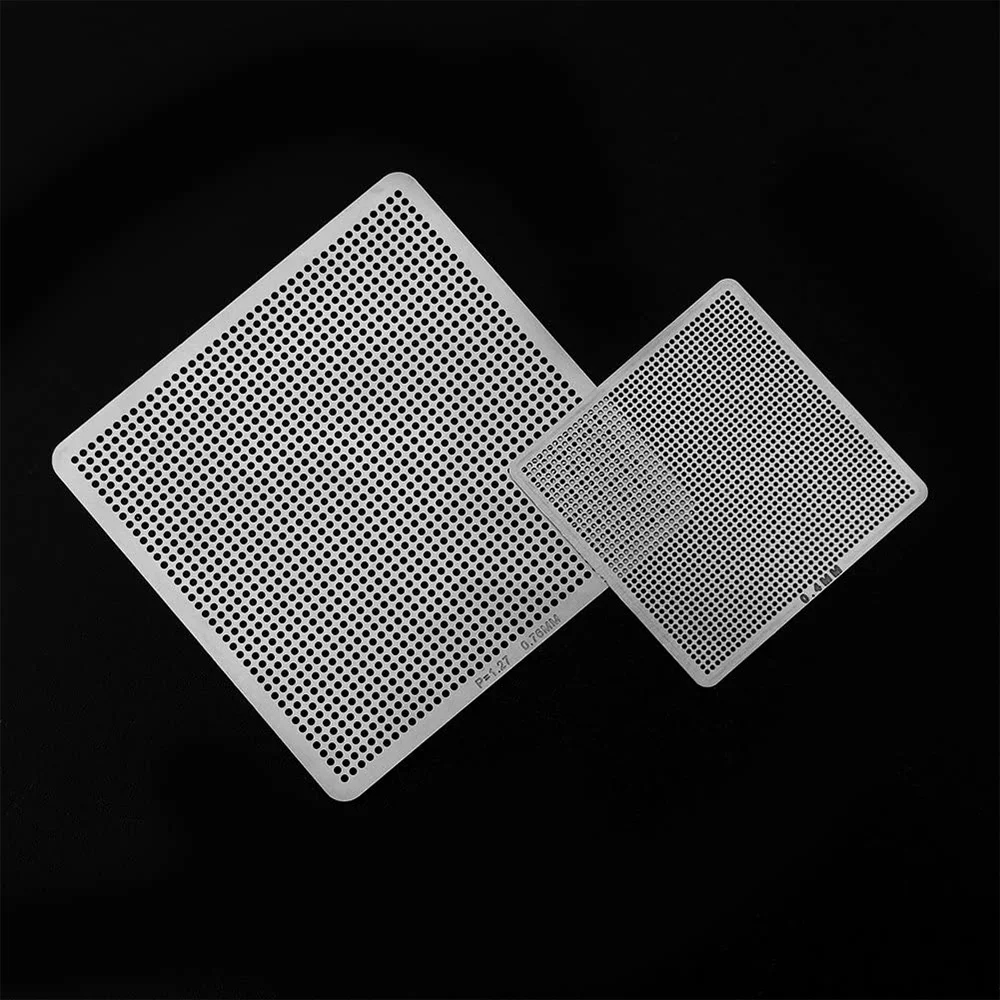 27Pcs Universal Direct BGA Heating Stencil Reballing Support Stencil Holder Template Heated Fixture for SMT SMD Chips