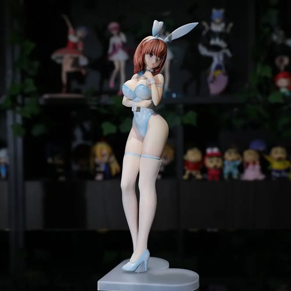 

White Rabbit Summer Bud Rabbit Girl Figurine, High-quality Beautiful Girl Landscape, Computer Case Anime Display Piece toys