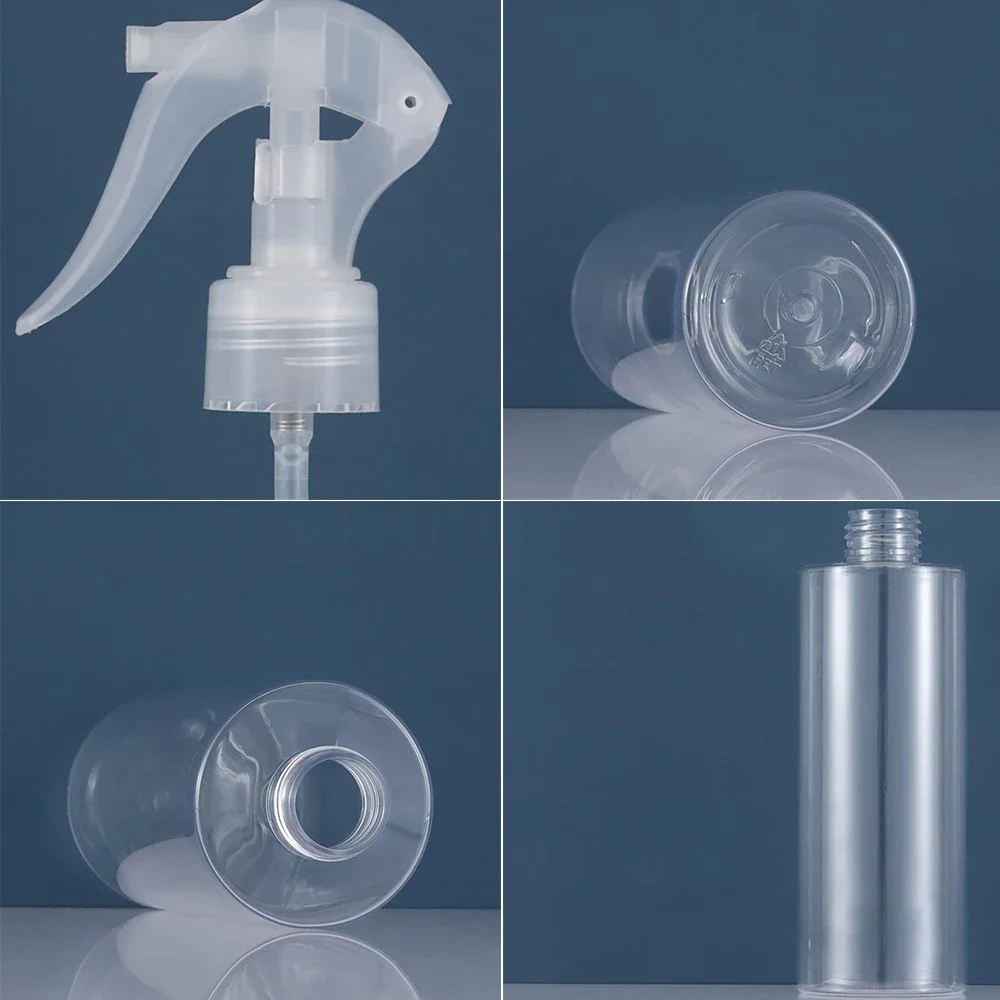 10 Stück Leere Sprühflaschen aus Kunststoff mit Handpumpe, Sprühgerät für Alkohol-Sterilisation, Nachfüllbare Feinnebel-Zerstäuberbehälter – Detail 3