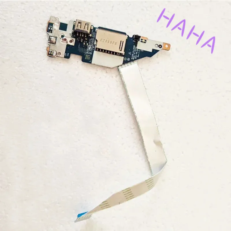 FOR LENOVO Ideapad 1 15ADA7 USB SD Card Power Button Board W CABLE LS-L502P