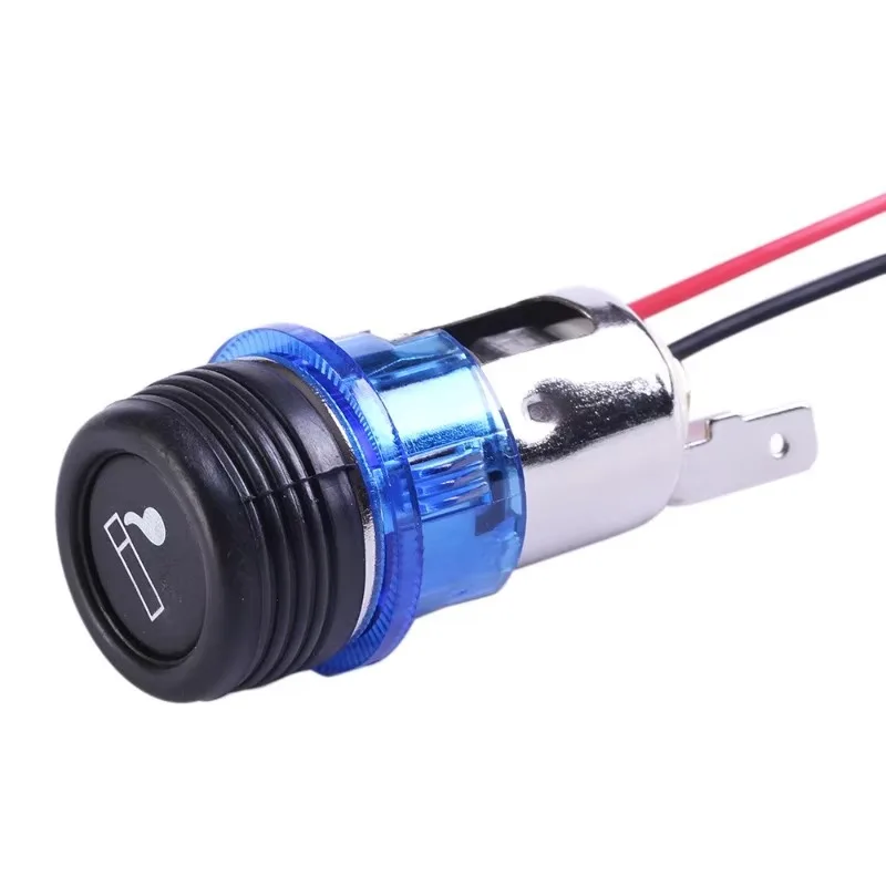 New 12V 1pcs for Creative Cigarette Lighter Socket Plug with Light, for Car Power Outlet – Car Accessory Good