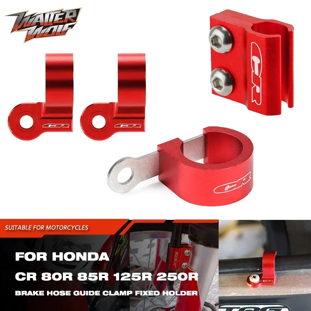 Dirt Bike Enduro Racing Brake Cable Hose Pipe Guide Clamp Support for Honda CR125R CR250R CR 125R 250R 80R 85R Fixed Clip Holder