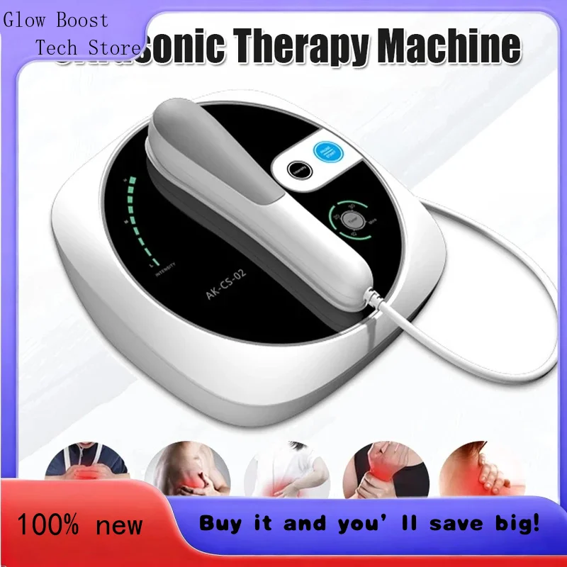 

Светящееся ультразвуковое физиотерапевтическое массажное устройство, интенсивность 1 МГц, облегчение боли в мышцах и суставах, ультразвуковой инструмент без говядины