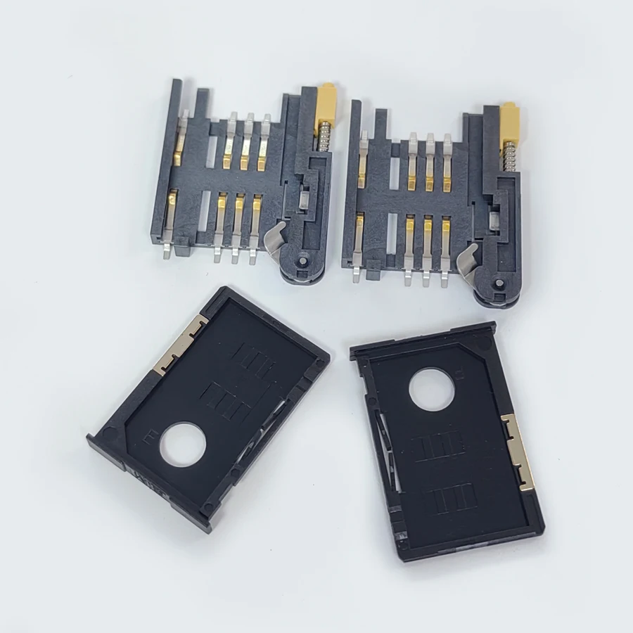 

10 шт./лот 91228-3001/91236-0001 слот для разъема держателя SIM-карты 6 + 2P ящик/самополка