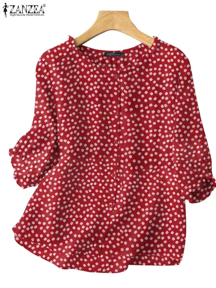 Chemisier Femme Zanzea Taille 12 Rayures Multicolores - Manches Longues, Neuf Avec étiquettes