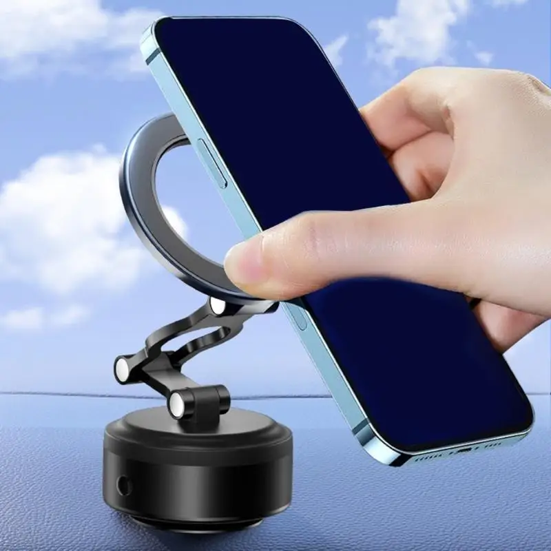 

J2FC Car Phone Rack Electric Vacuum Attachment 360 Degree Rotation & Powerful Magnets