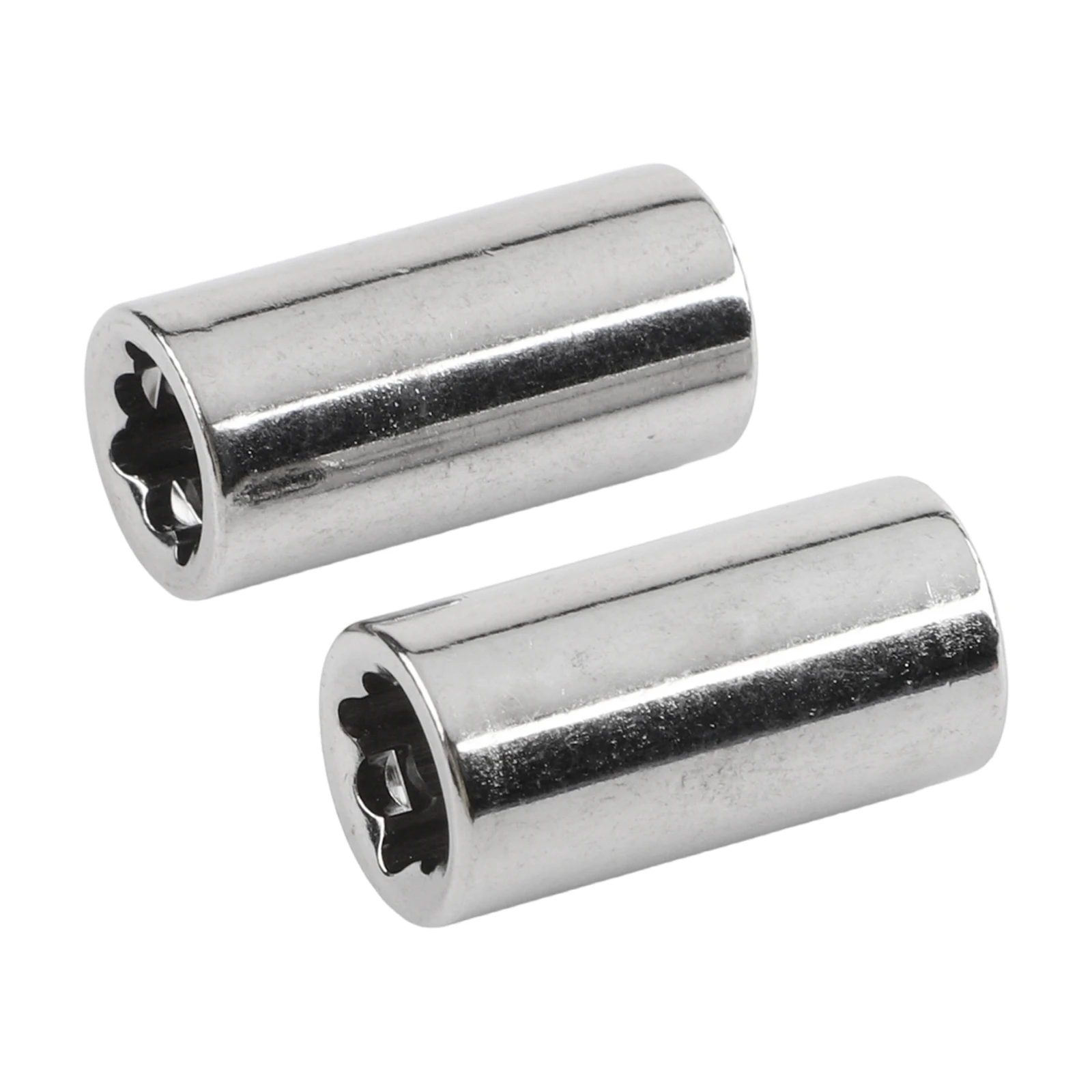 2PCS 1/4 Inch Square Drive to 1/4 Inch Hex Socket Bit Adapter for Connecting Hex Shank Bits to Square Drive Ratchet Handles