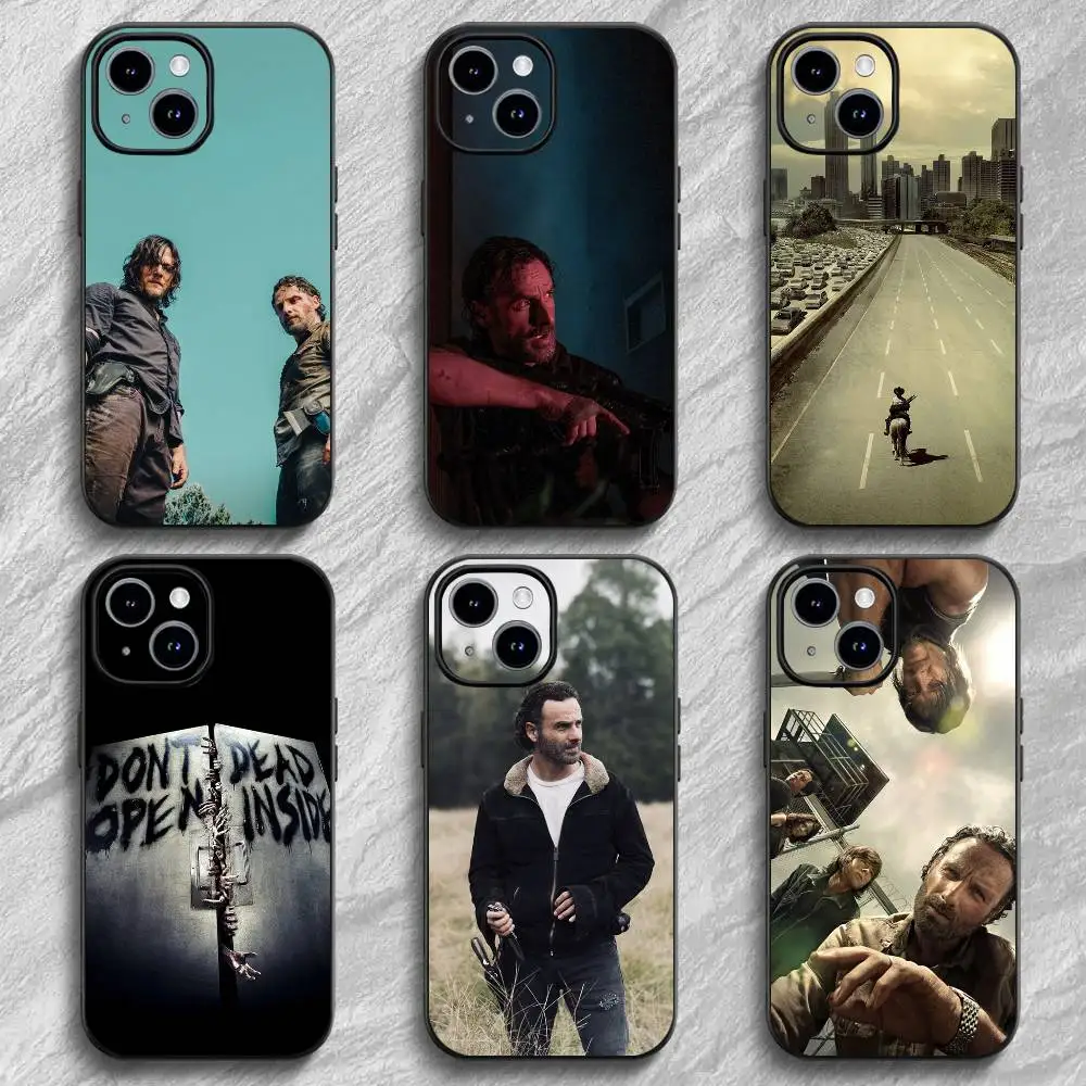 TWD T-The Walking Dead Phone Case For IPhone 16 15 14 13 12 11 PRO MAX PLUS Mini TPU Soft To Skin-friendly Case