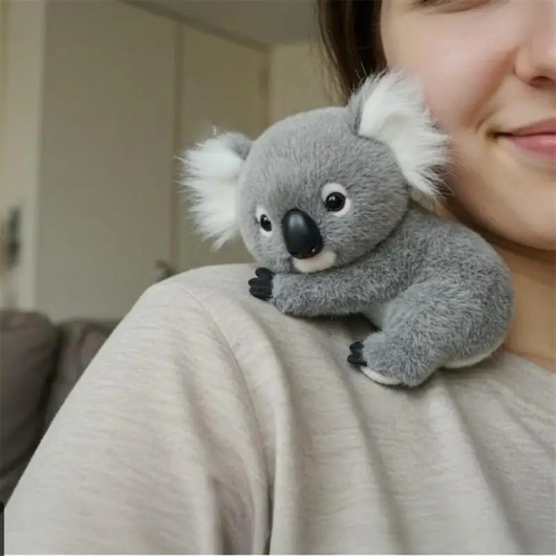 Koala Plush Companion Soft relleno peluche muñeca para decoraciones sala transporte fáciles