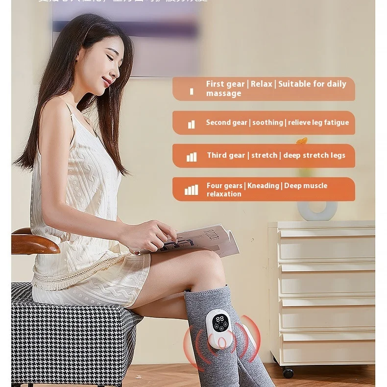 

Wireless 360° Air Pressure Calf Massager Eletric 3 Mode Airbag Compresstion Leg Massage Foot Calf Muscle Relax Blood Circulation