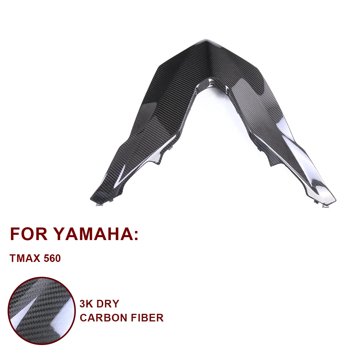 For Yamaha TMAX560 2017-2021 100% Dry Carbon Fiber Front Fender Tail Side Panel Belly Pan Fairing Kit Motorcycle Accessories